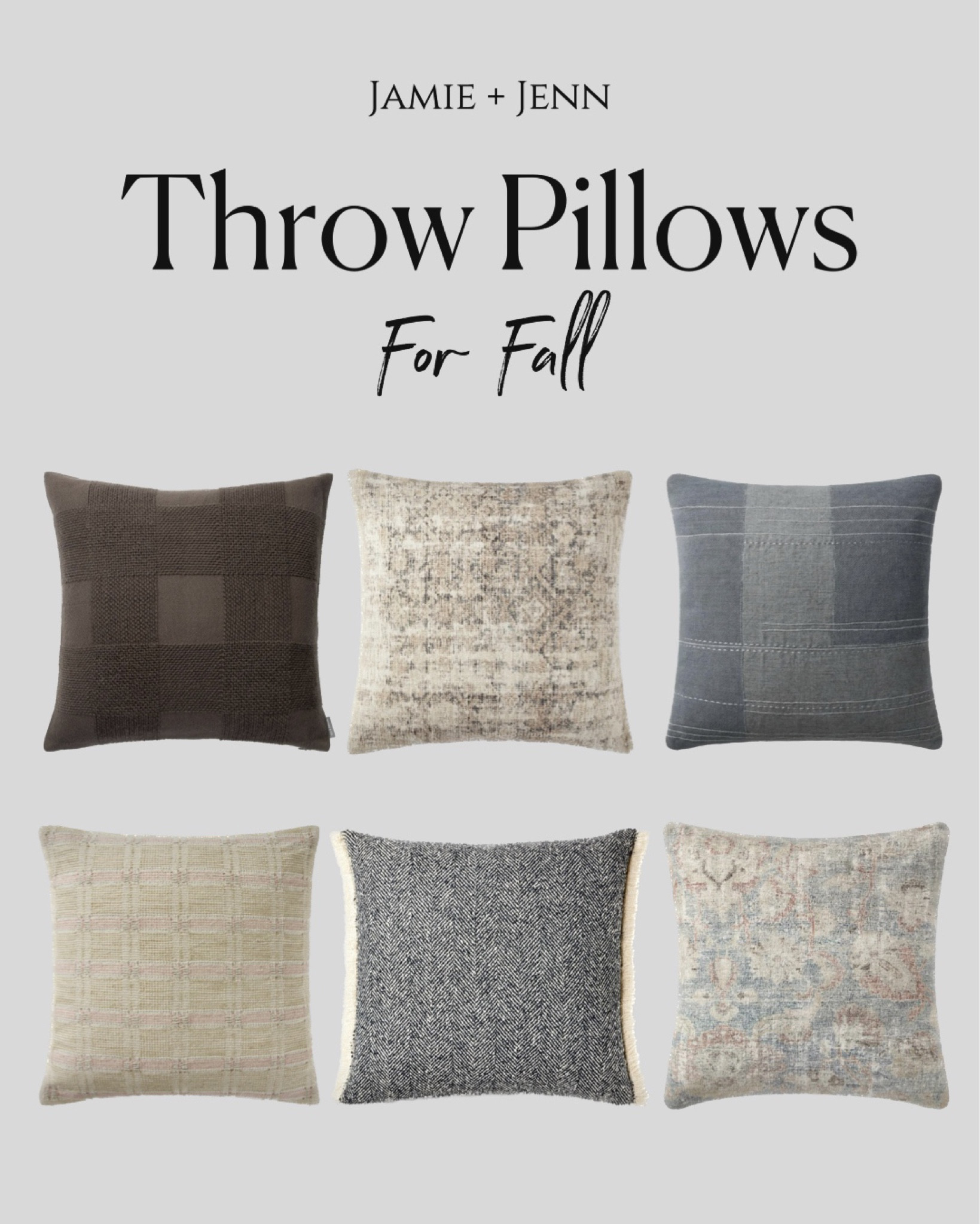 We feel you can never have enough throw pillows 😉 and we love these fabulous pillows that add that fall mood to your home. 

#pillows #decor #home #styling 

#LTKFind #LTKhome #LTKsalealert