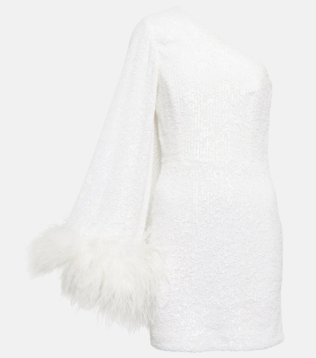 Davina feather-trimmed minidress | Mytheresa (UK)
