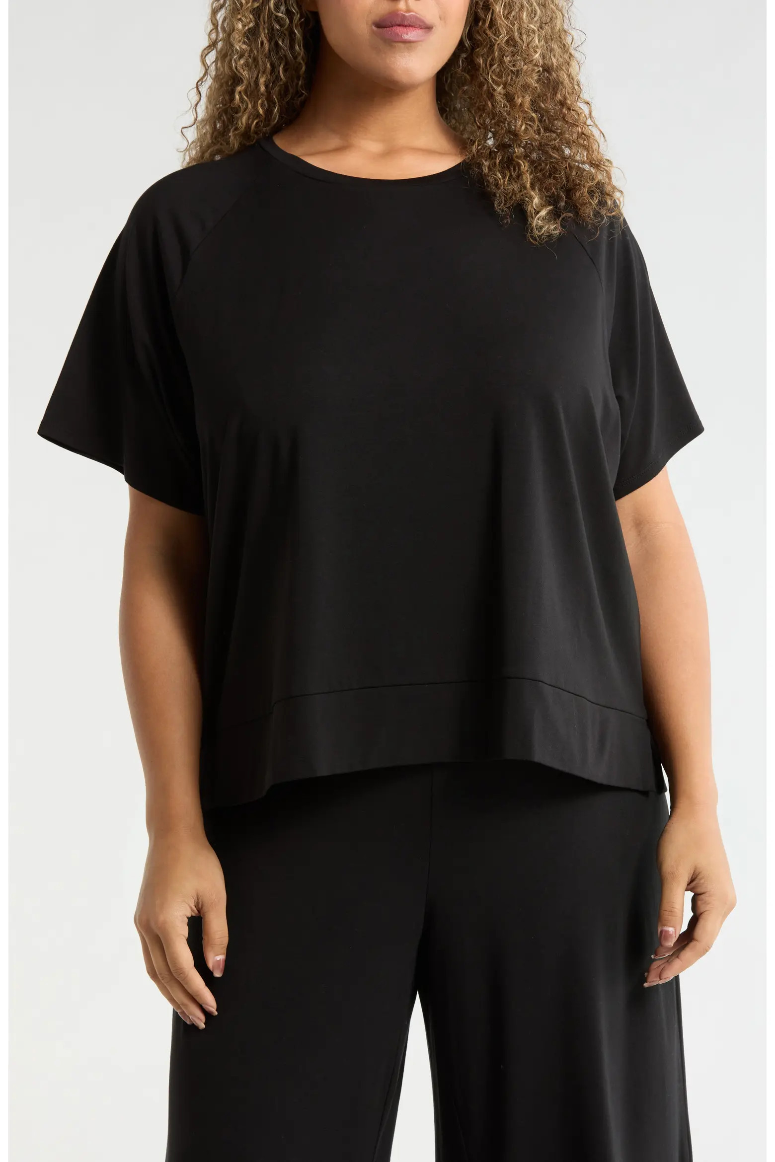 Short Raglan Sleeve Crewneck T-Shirt (Women) | Nordstrom | Nordstrom