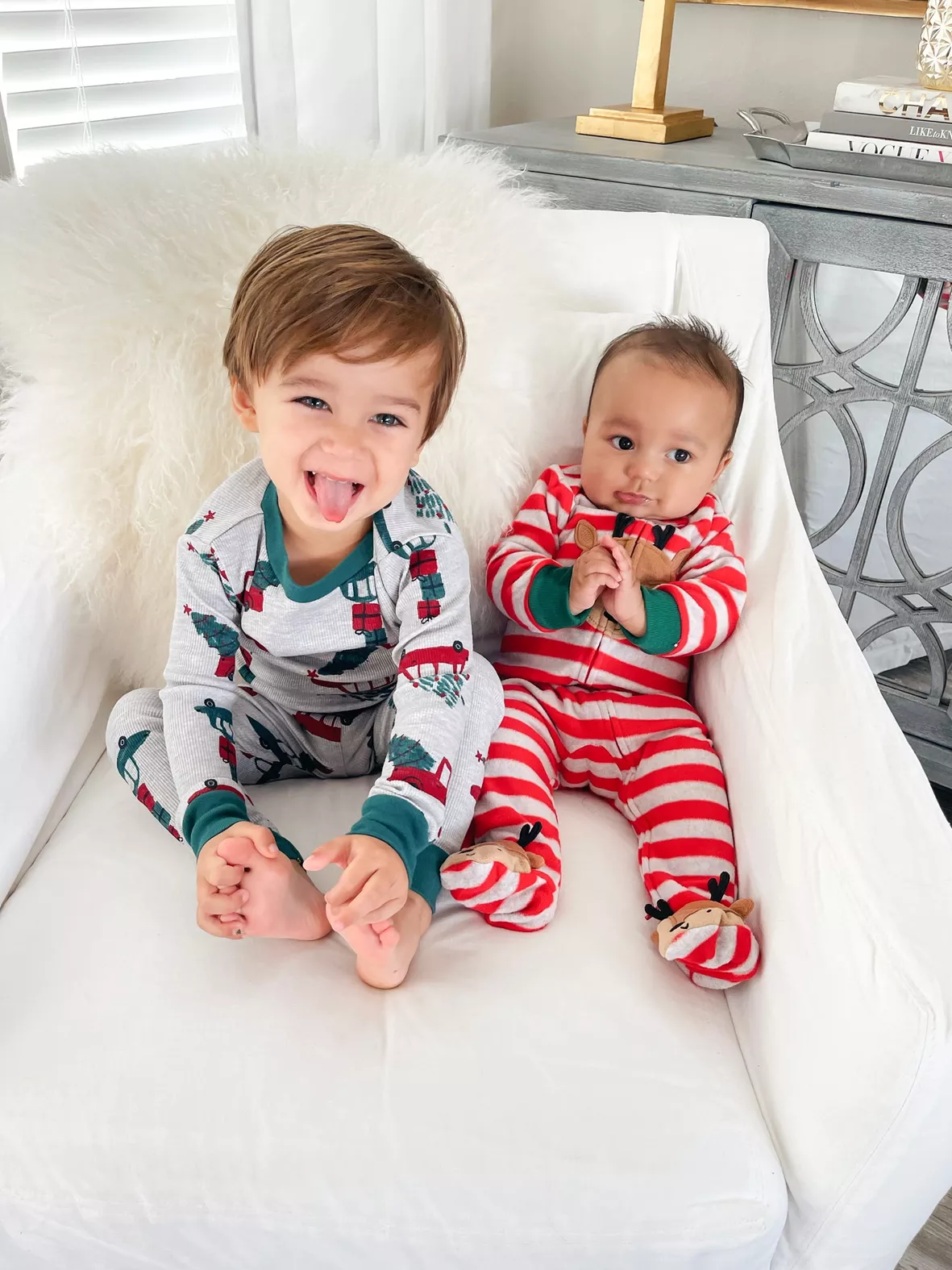 Carter's Just One You®️ Baby Boys' Striped Fleece Footed Pajama - Green :  Target