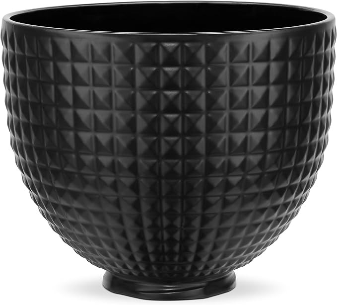 KitchenAid 5 Black Studded, KSM2CB5LS 4.5-5 Quart Ceramic Bowl | Amazon (US)