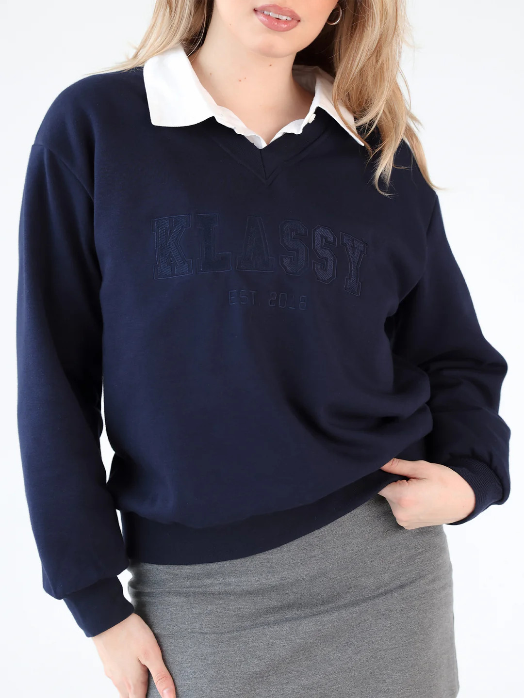 Klassy Varsity Sweater | Klassy