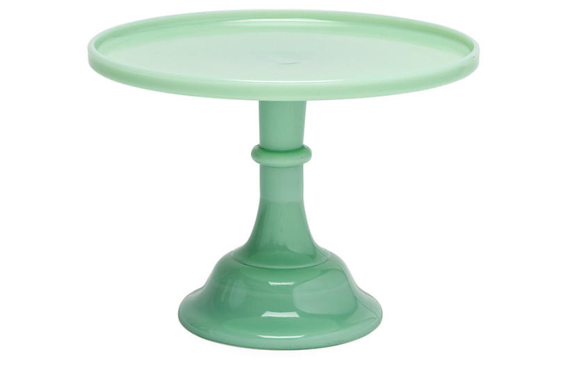 Cake Plate, Jadeite | One Kings Lane