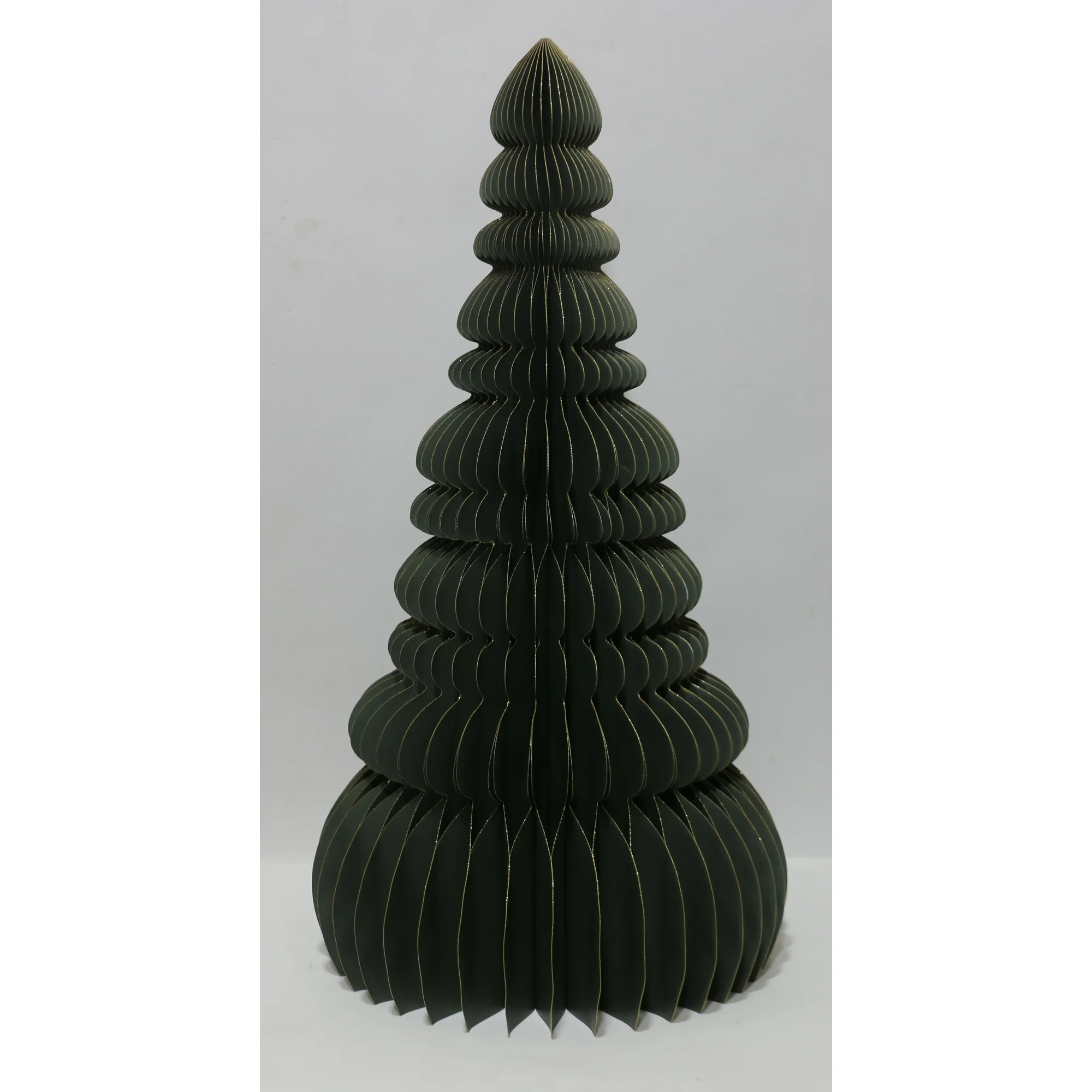 Honeycomb Paper Tree Christmas Decoration, Green, 35", by Holiday Time | Walmart (US)
