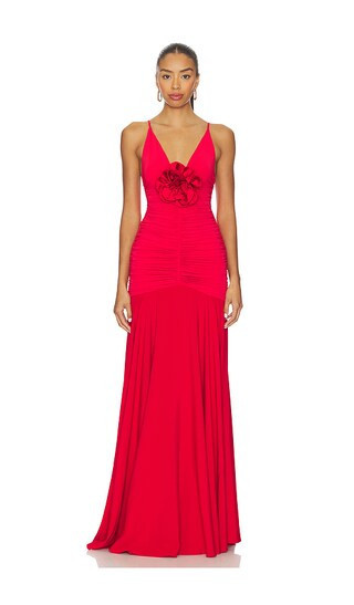 SILVIA TCHERASSI Sana Dress in Red. - size S | Revolve Clothing (Global)