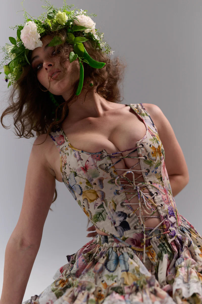 The Butterfly Botanics Duchess Corset | Selkie Collection