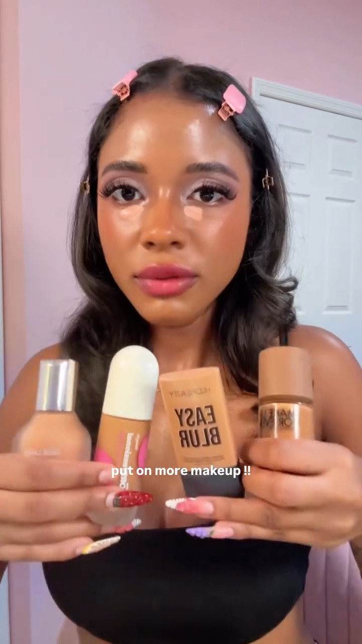 daily reminder to wear more makeup!! life is short and being a little extra never hurt anybody 💖

@hudabeauty easy bake foundation, concealer, color corrector, ube birthday cake powder & ube cream blush
@plouise_makeup_academy liquid bronzer 

#makeup #beauty #fullglam

#LTKselfcare #LTKBeauty