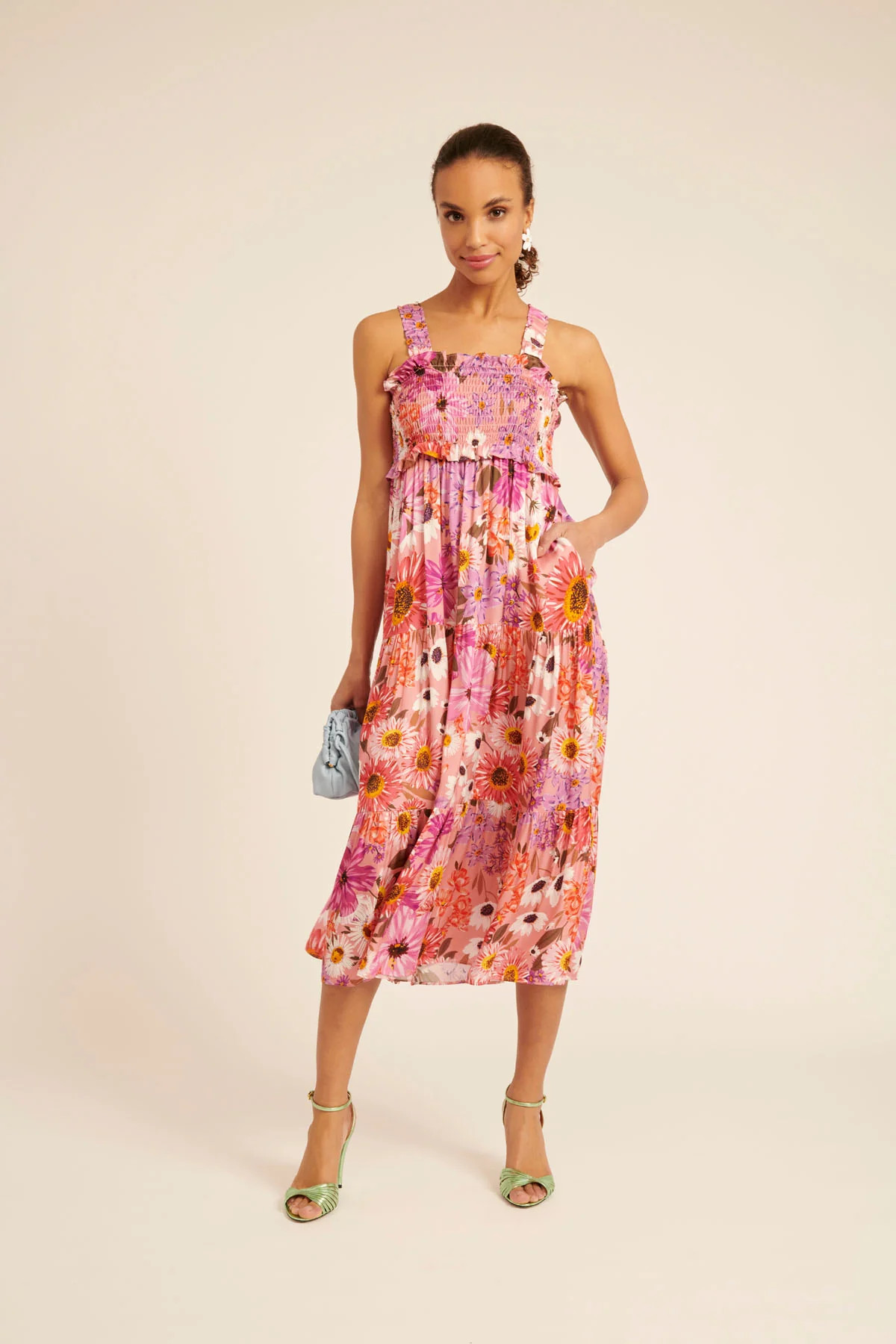 Smocked Sundress - Floral Burst | Rachel Parcell