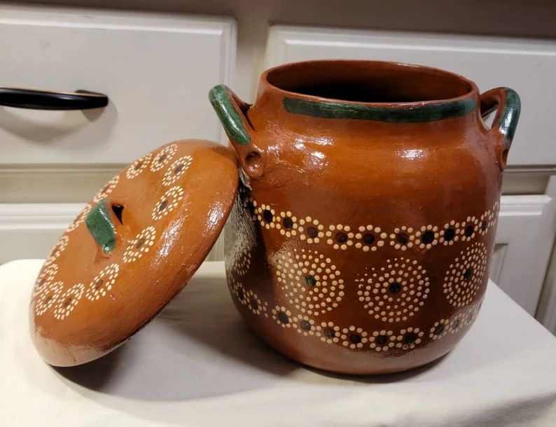 Handmade Clay Pot for Beans  Jarro de Barro para Frijoles Terracota Beans  Pot | Etsy (US)