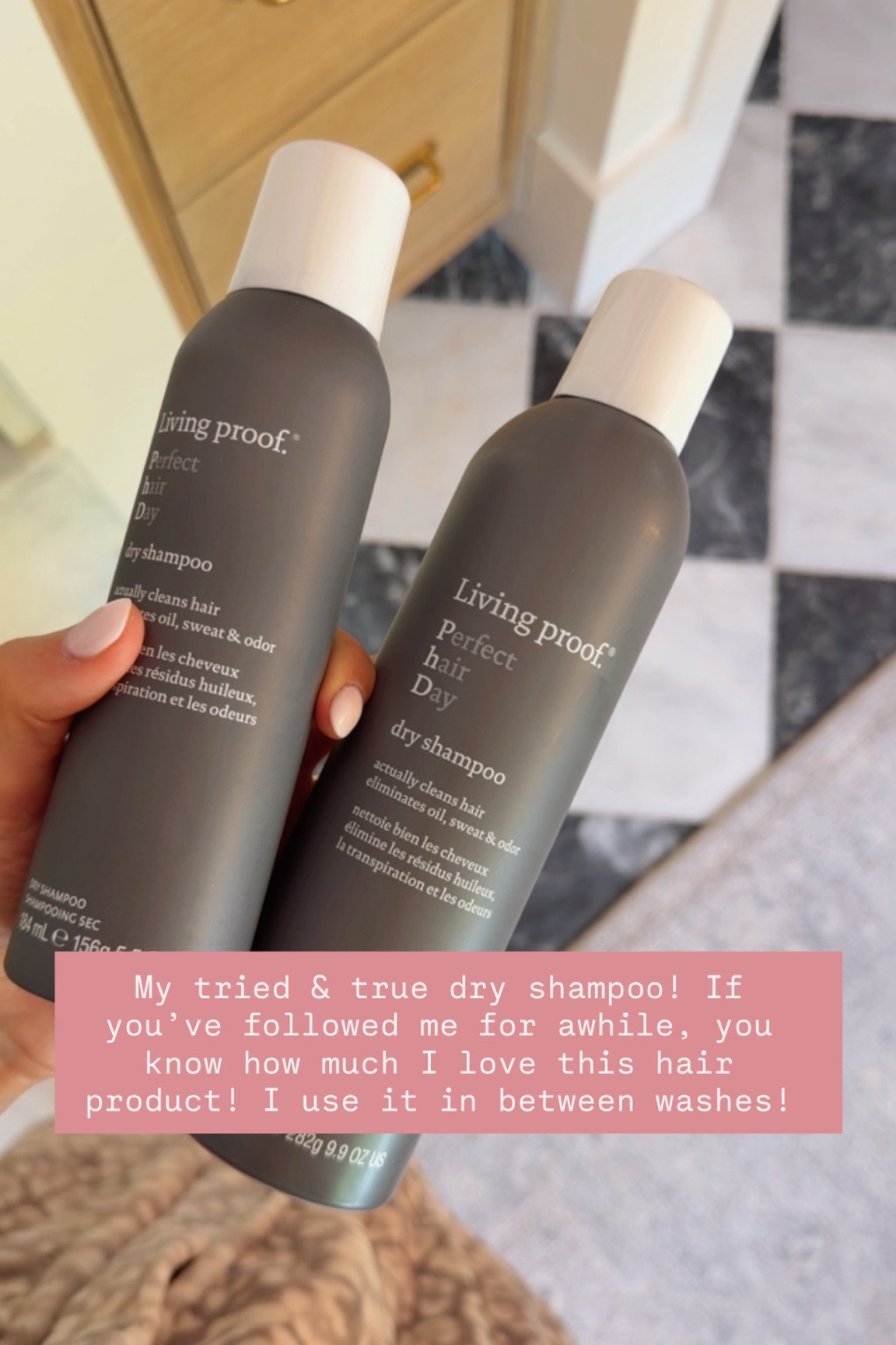 My favorite for years now 👏🏼 I always have this on hand!

Loverly Grey, living proof, dry shampoo, beauty finds 

 #LTKBeauty
