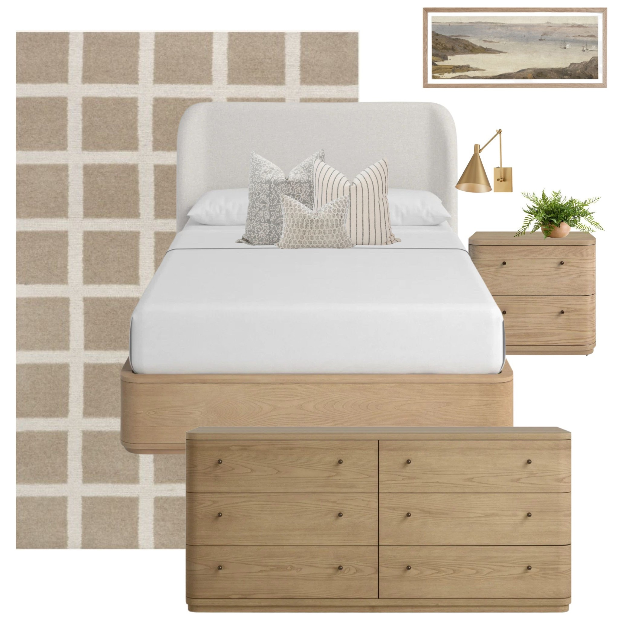 If you like curves, then this bedroom design is for you! 

#LTKHome