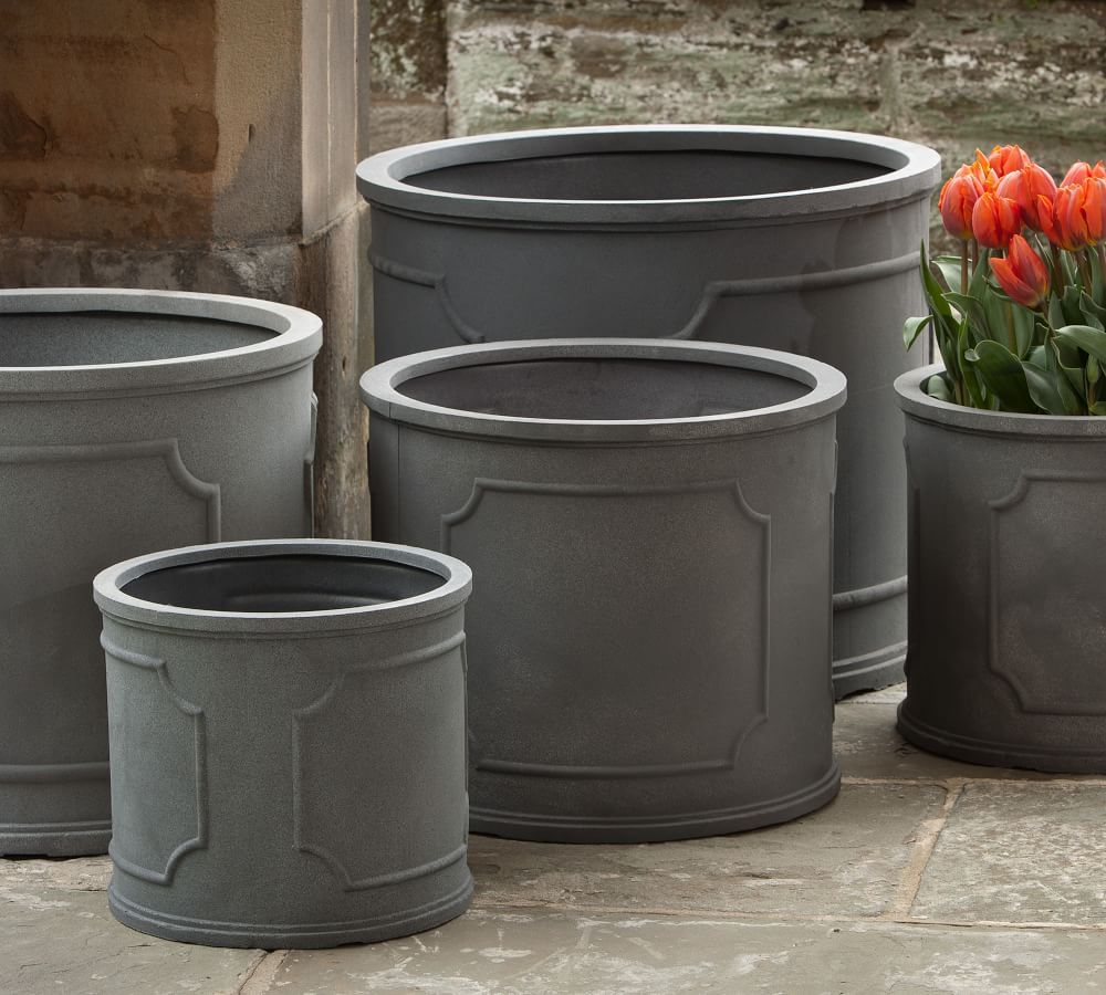 Birmingham Round Planter Collection | Pottery Barn (US)