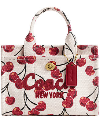Cargo Mini Cherry Print Canvas Tote Bag 20 | Macy's