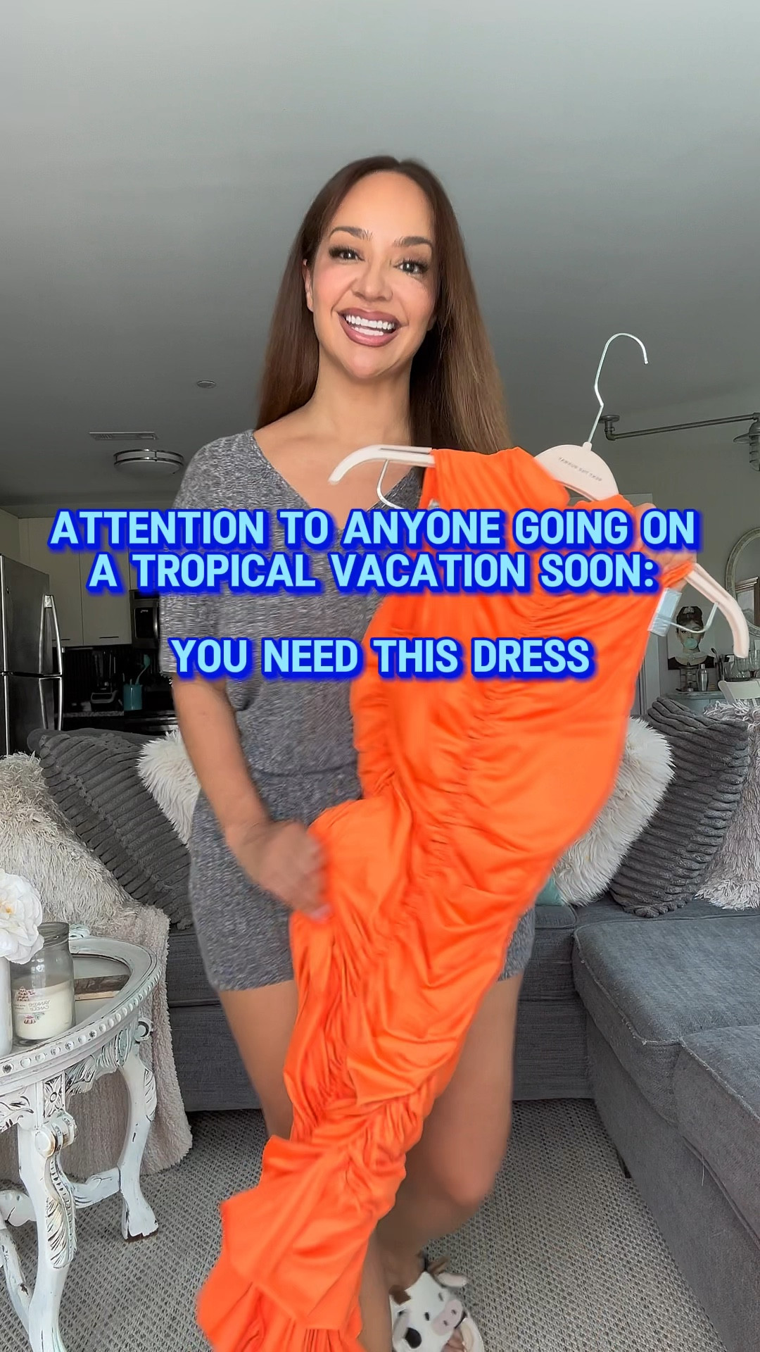 A STANDOUT dress for your next tropical beach vacation 🌴

SIZING ⬇️

5’3 
155 lbs
Size 8 
Bust: 34DDD/36DD
Waist: 28”
Hips: 43”
Wearing Size M

#rucheddress 
#mididress 
#vacationdress 
#vacationoutfits 

#LTKFindsUnder50 #LTKSummerSales #LTKStyleTip