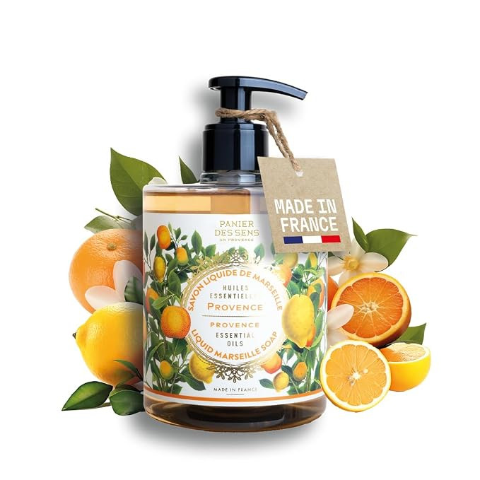 Panier des Sens Provence Citrus Liquid Hand Soap, 16.9 fl oz | Premium French Liquid Hand Soap | ... | Amazon (US)