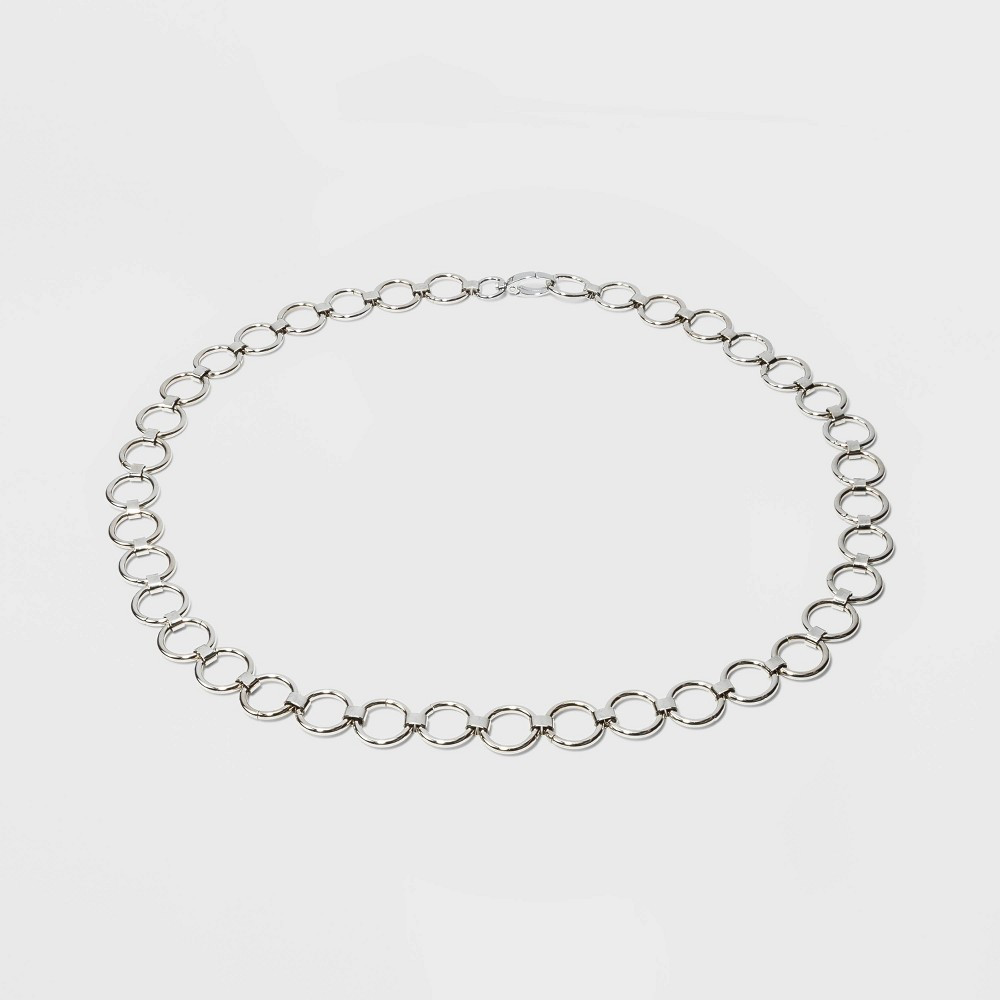 Women's Silver Chain Belt - Wild Fable Silver S, Size: Small | Target