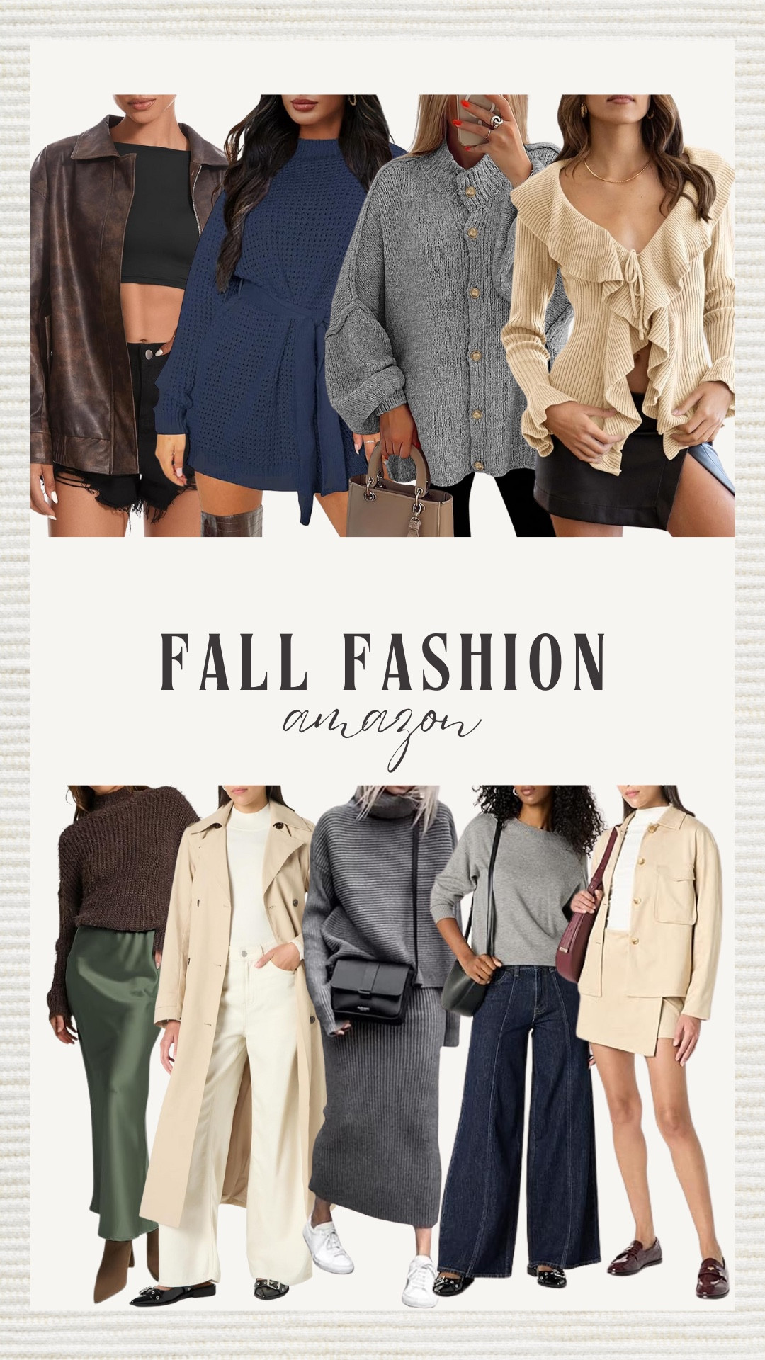 So many cute fall finds on Amazon!

Trending. Fall fashion. Fall outfit. Matching set. Jacket. Sweater 

#LTKStyleTip #LTKSeasonal #LTKFindsUnder100