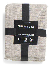 Textured Cotton Waffle Blanket | Marshalls