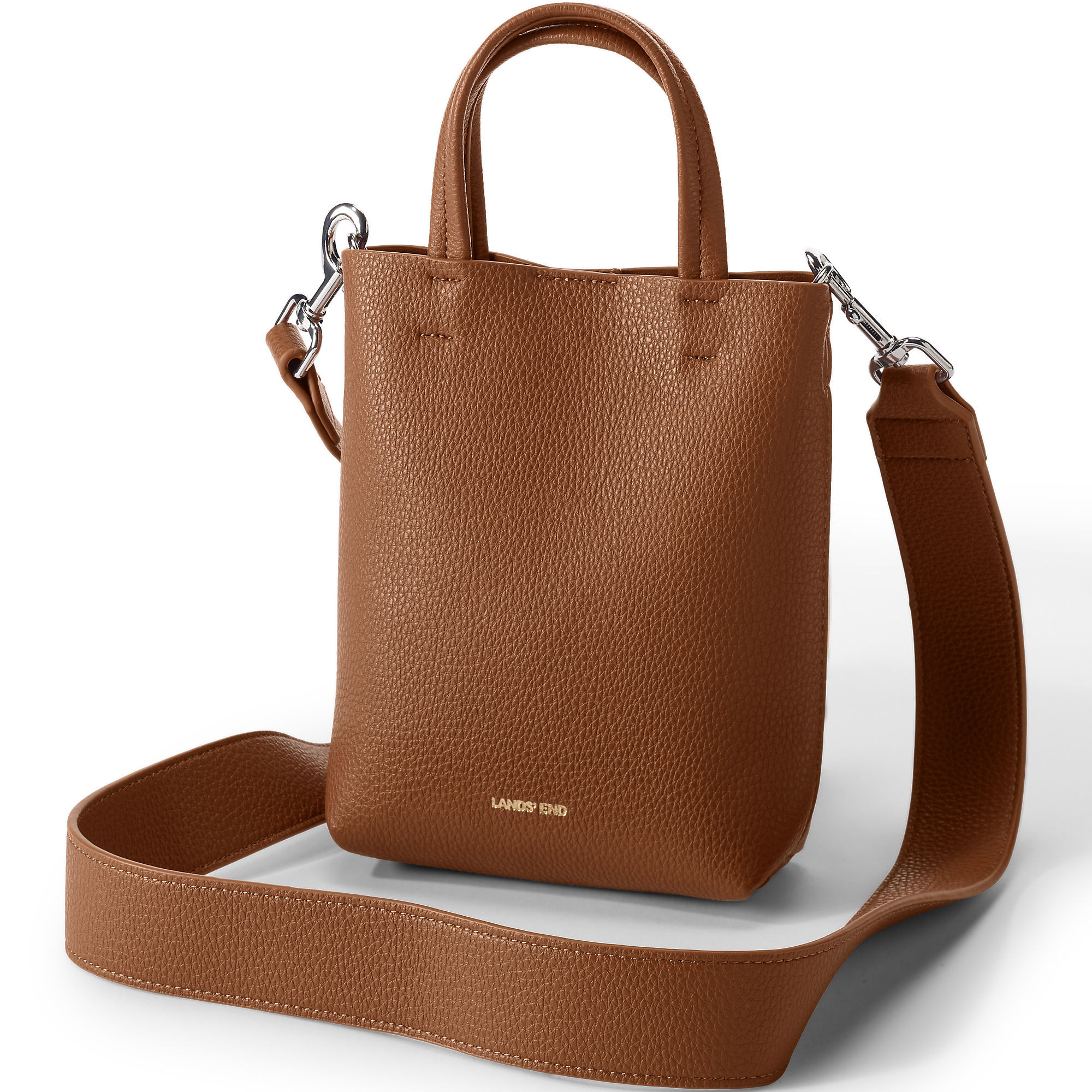 Women's Faux Leather Crossbody Bag | Lands' End (US)