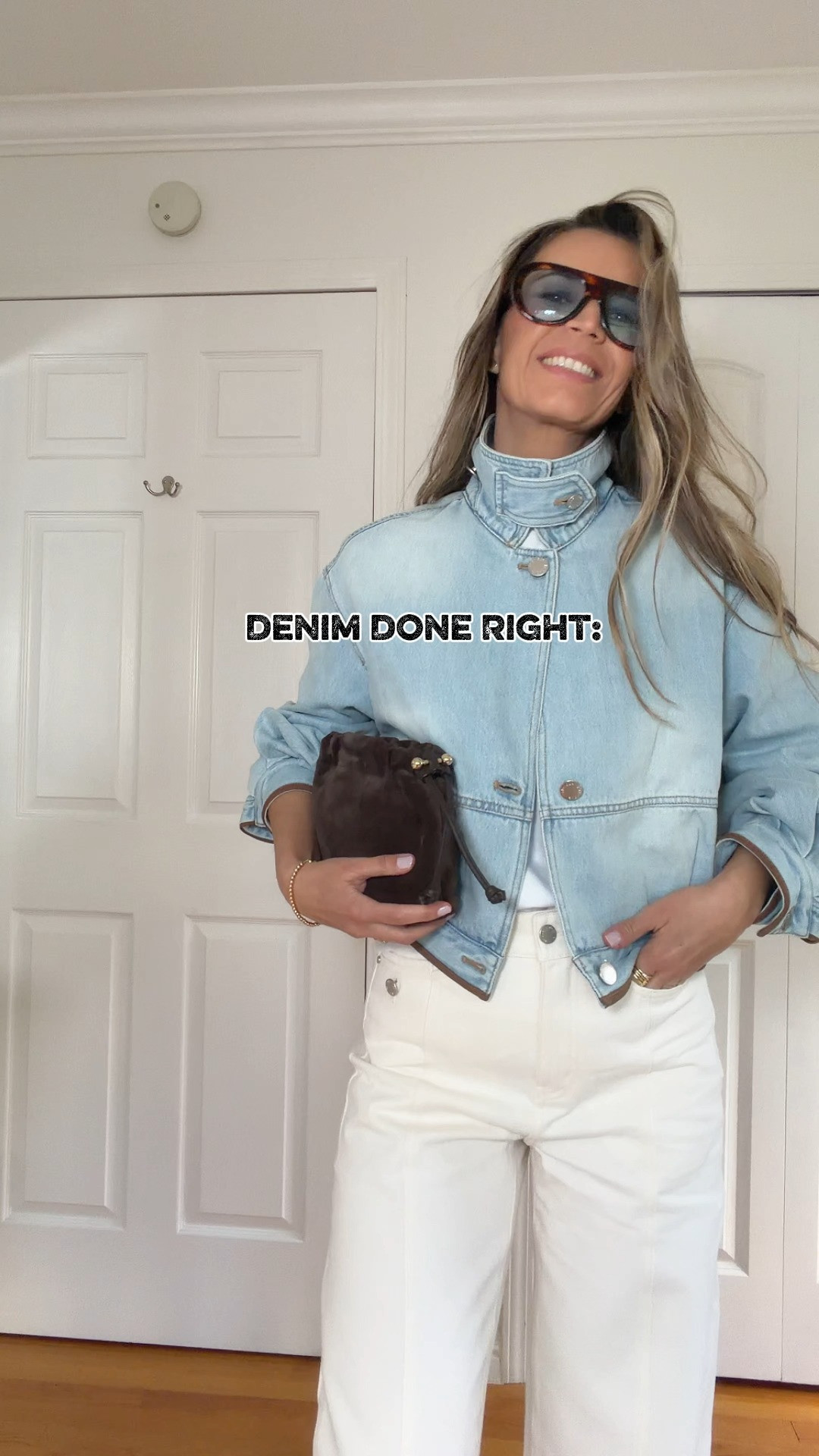 I'm wearing sz S in all jeans. They are true to size. I’m 5’5” 122 lbs  waist 27"

Denim jacket and denim blouse sz XS. They run a bit oversized so I sized down. 

All pieces are amazing quality! Highly recommend.
‼️use code MYVESNA to save 10%
If you have any questions ask below. 💛
 

 

#LTKSpringSale #LTKootd #LTKgrwm