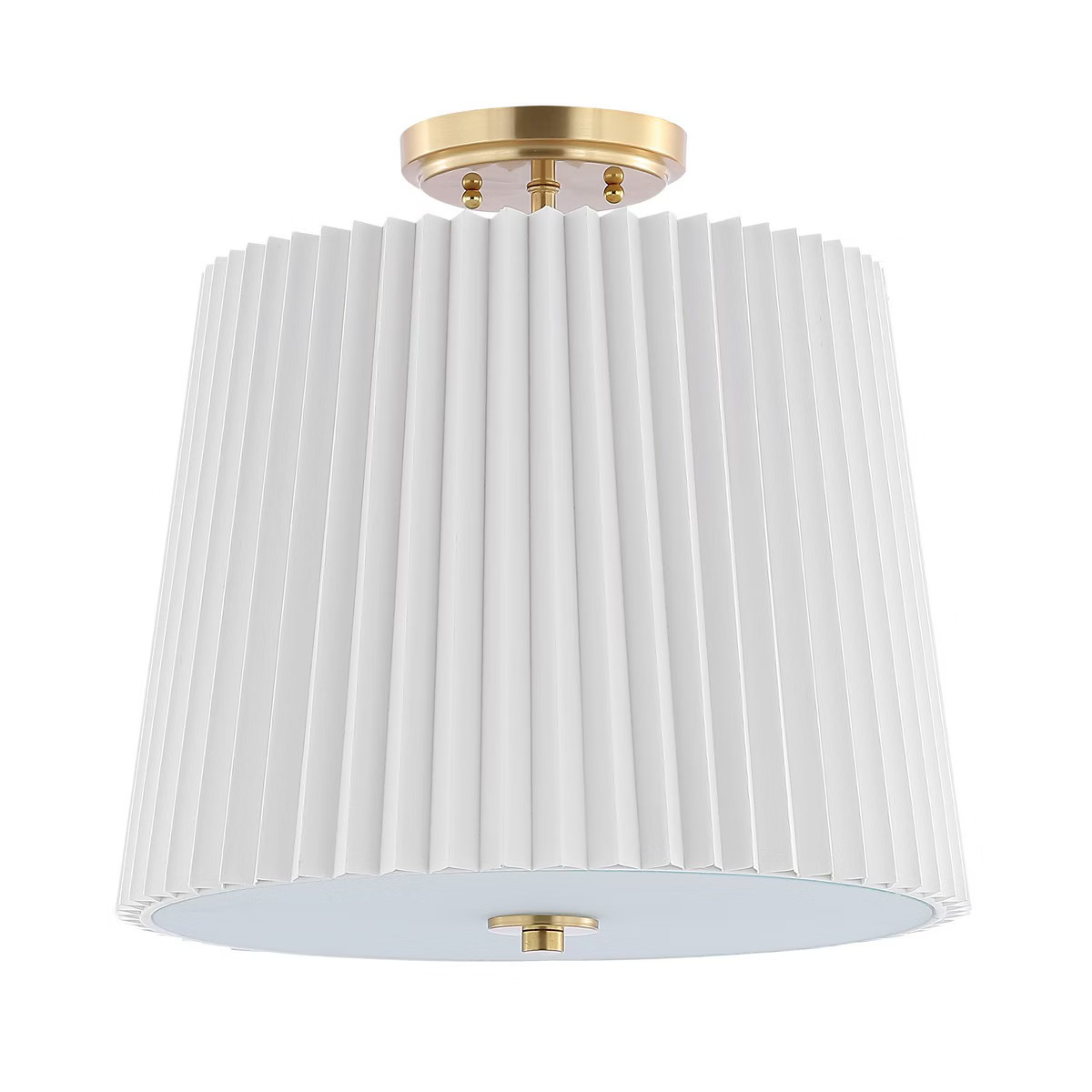 Madio 3 Light 16" Flush Mount - Gold Base - Safavieh. | Target