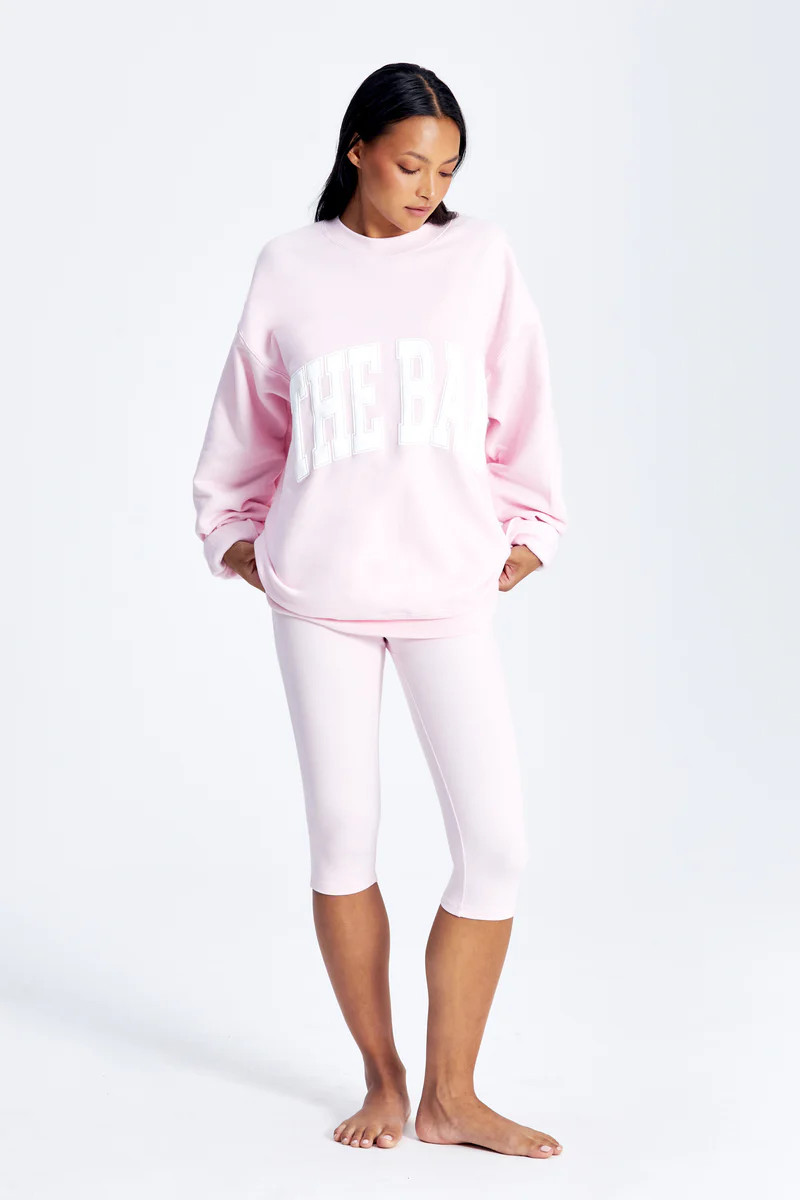 BROOKE CAPRI LEGGING BLUSH/WHITE | The Bar