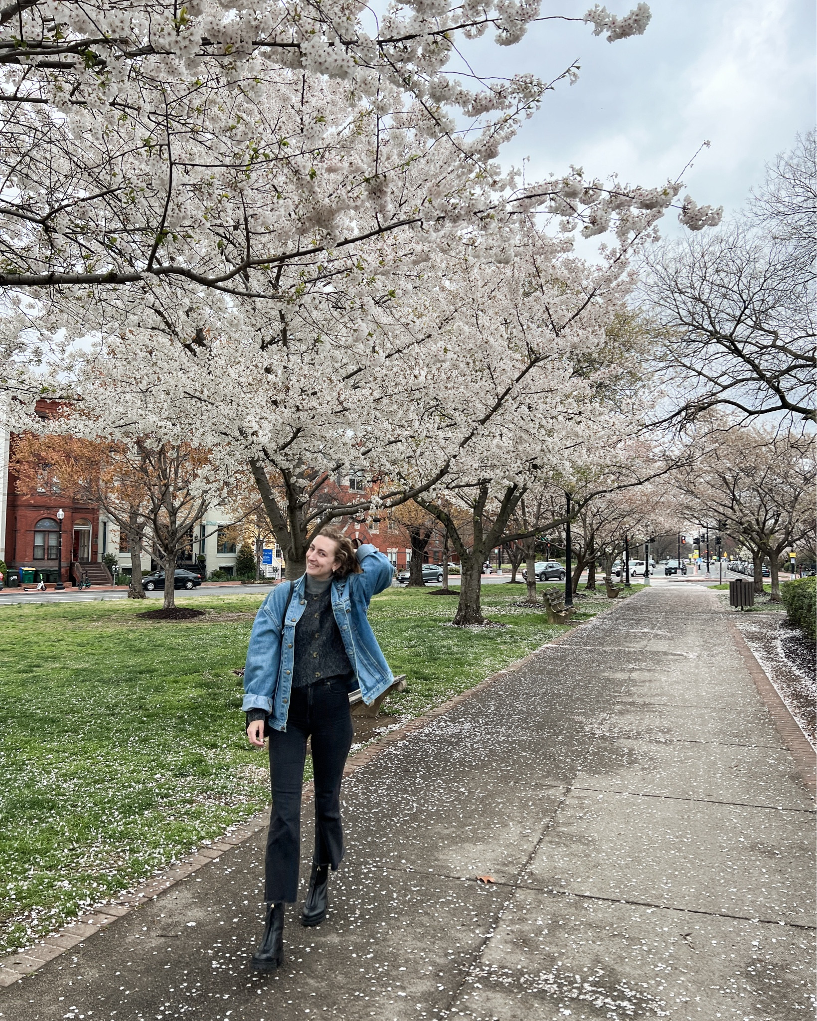 felt so cozy in all the layers ☺️ I put this outfit together last minute and it made me so happy