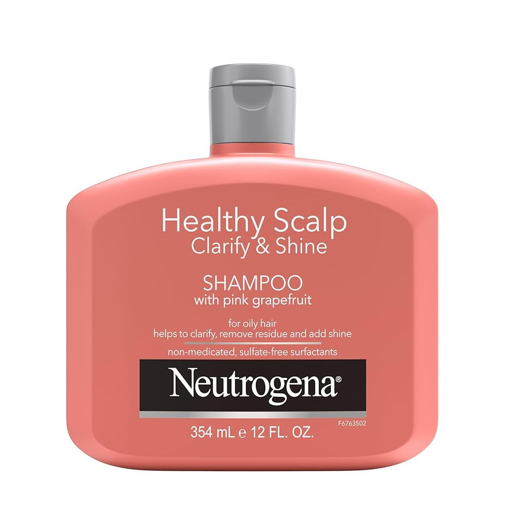 Neutrogena Exfoliating Healthy Scalp Clarifying Shampoo for Oily Hair & Scalp, Pink Grapefruit pH... | Amazon (US)