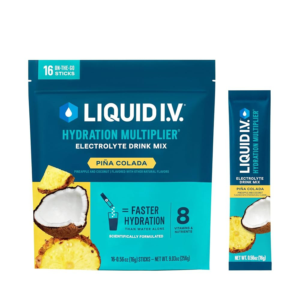 Liquid I.V.® Hydration Multiplier - Pina Colada | Electrolyte Powder Drink Mix | 1 Pack (16 Serv... | Amazon (US)