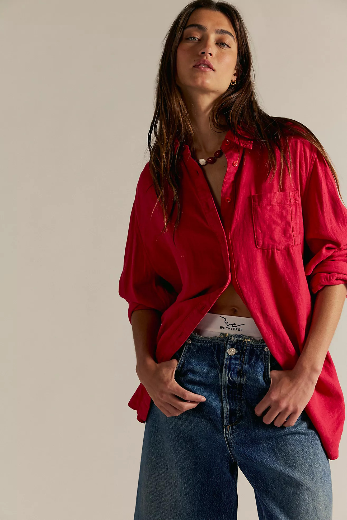 Everyday Linen Shirt | Free People (Global - UK&FR Excluded)