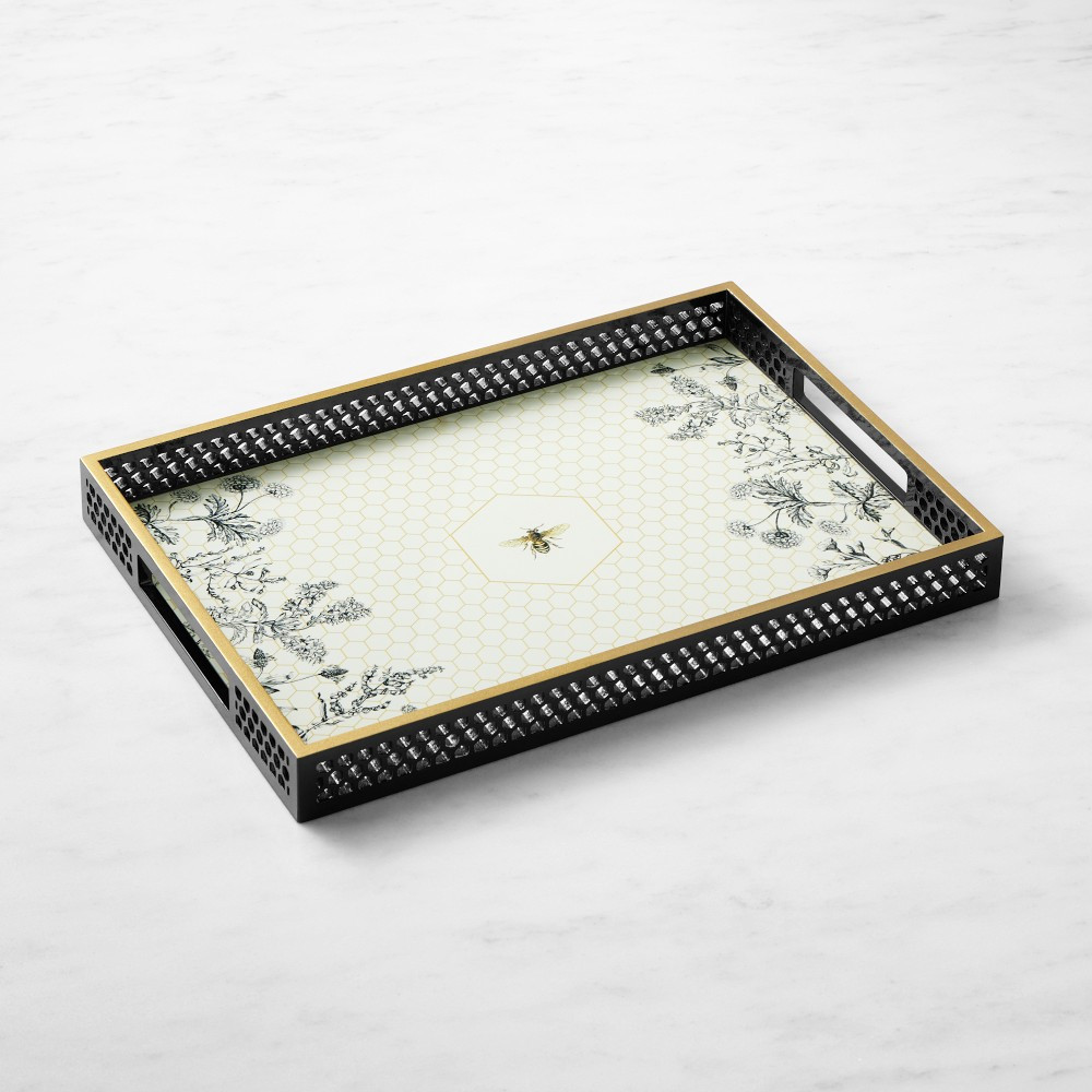 Honeycomb Bee Lacquer Tray | Williams-Sonoma