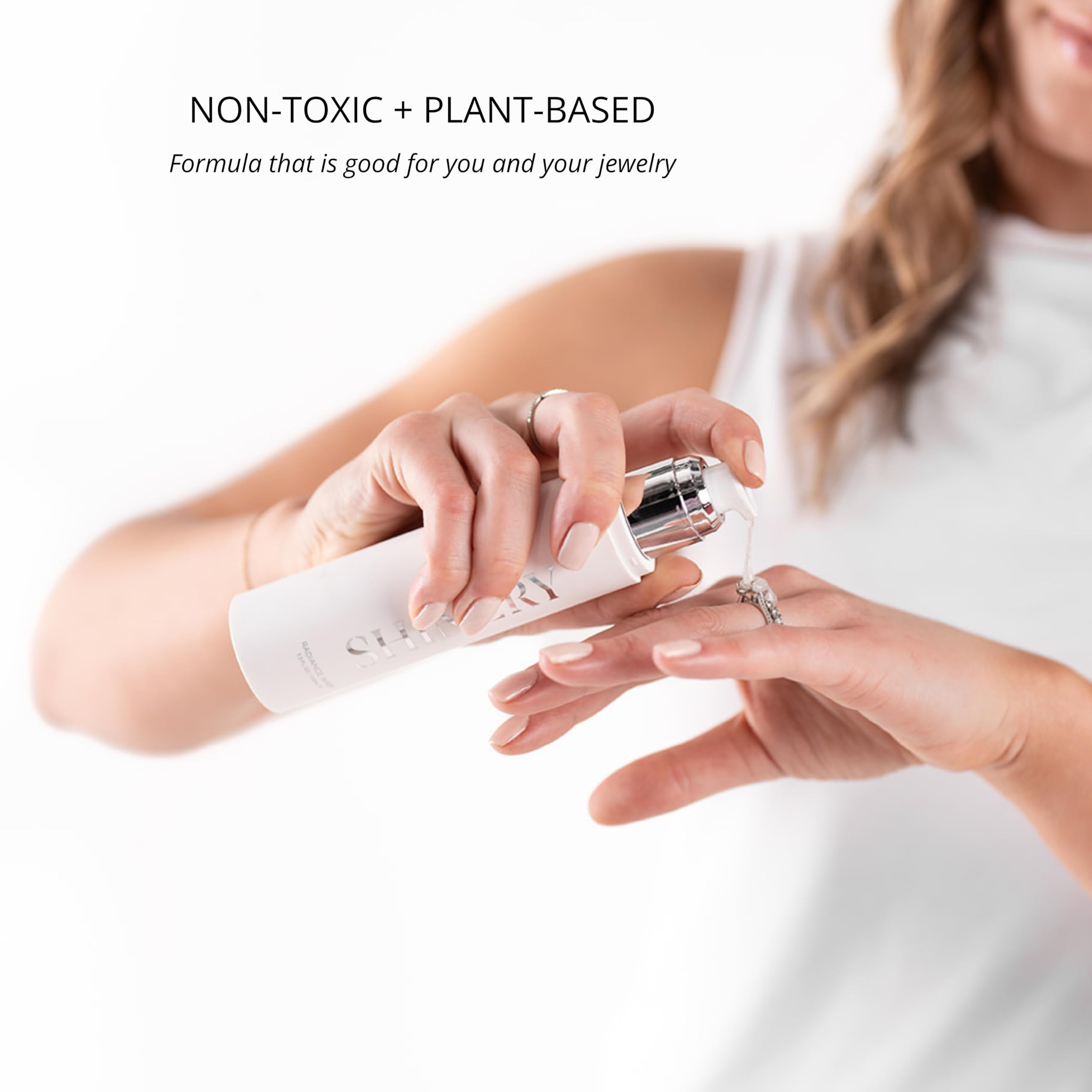 Shinery Jewelry Wash - Jewelry Cleaner Hand Wash Solution, Plant-Based Ring Cleaner Safe All Meta... | Amazon (US)
