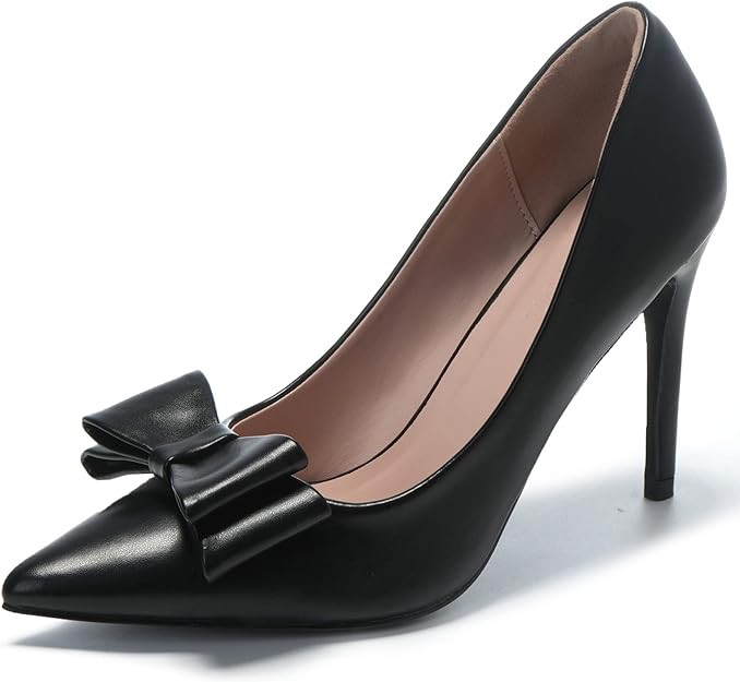 EBYNUE Women's Pumps Sexy High Heels 4 inch Pointed Closed Toe Stiletto Heel Evening Party Weddin... | Amazon (US)