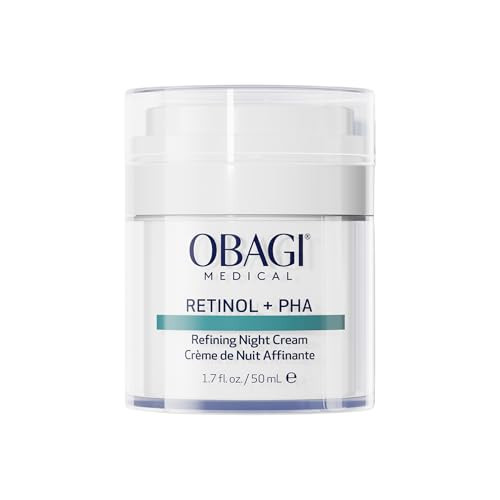 Obagi Medical Retinol + PHA Refining Night Cream - Clinically Proven, Dual-Action, Overnight Anti-Aging Face Cream for Smoother, Renewed Skin & a More Even-Looking Complexion - 1.7 Oz | Amazon (US)