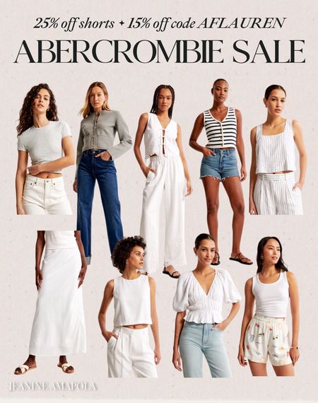 Abercrombie sale 25% off shirts + 15% off AFLAUREN 🙌🏻🙌🏻

#LTKSeasonal #LTKStyleTip #LTKTravel