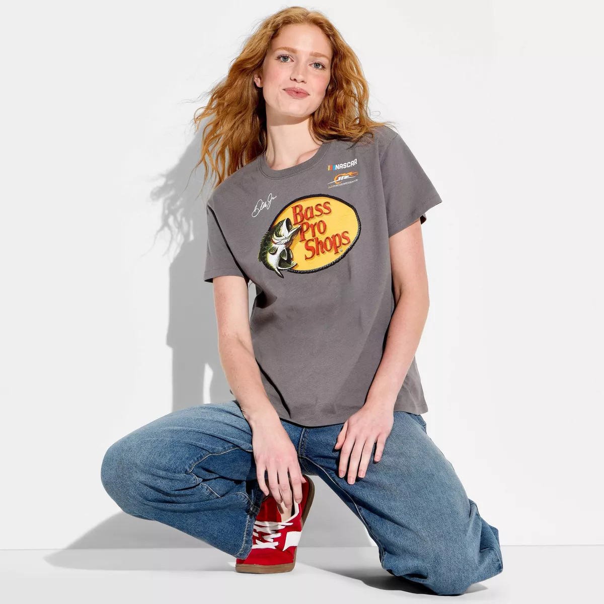 Women's Bass Pro Short Sleeve Graphic T-Shirt - Charcoal Gray XXL | Target