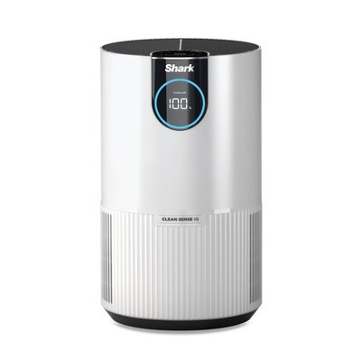 Shark Air Purifier with Nanoseal HEPA, Cleansense IQ, Odor Lock, Cleans up to 500 Sq. Ft, White, HP102: UL Listed, True HEPA, 2-Year Warranty | Target