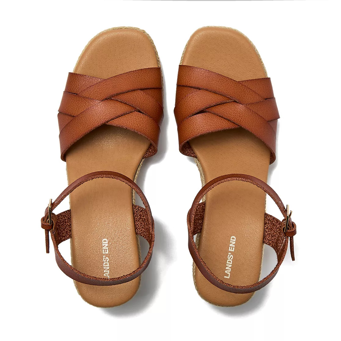 Women's Espadrille Wedge Sandals | Lands' End (US)