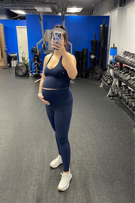 New Lululemon fall color - navy blue!

Maternity workout set, bump friendly
Super high waisted align leggings, halter workout tank 

#LTKfitness #LTKSeasonal #LTKbump