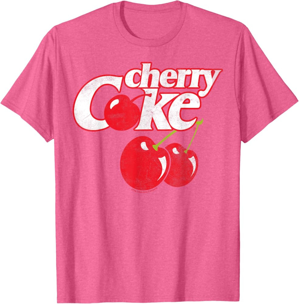 Coca-Cola Cherry Coke Logo T-Shirt | Amazon (US)