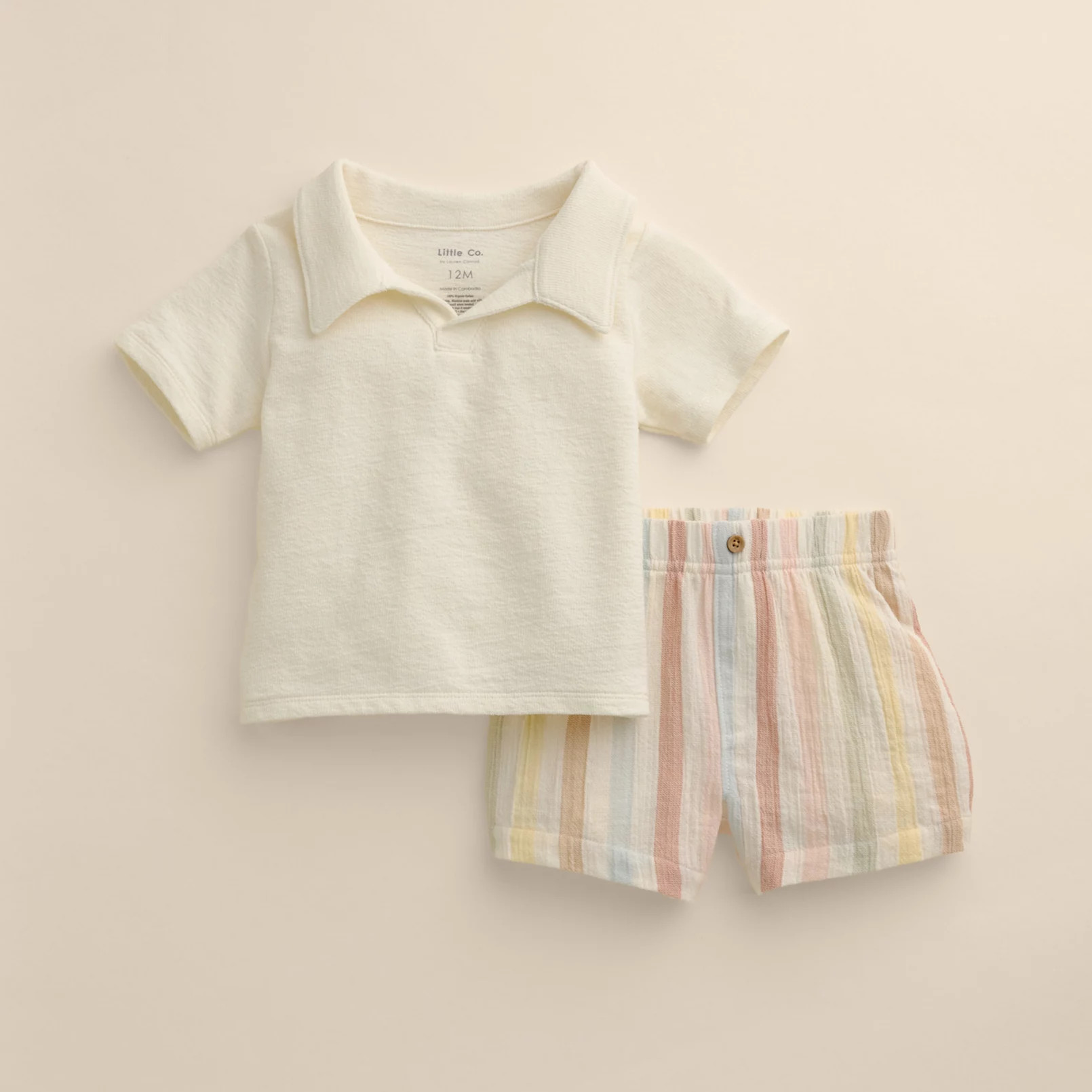 Baby Boy Little Co. by Lauren Conrad 2-pc. Polo & Shorts Set | Kohl's