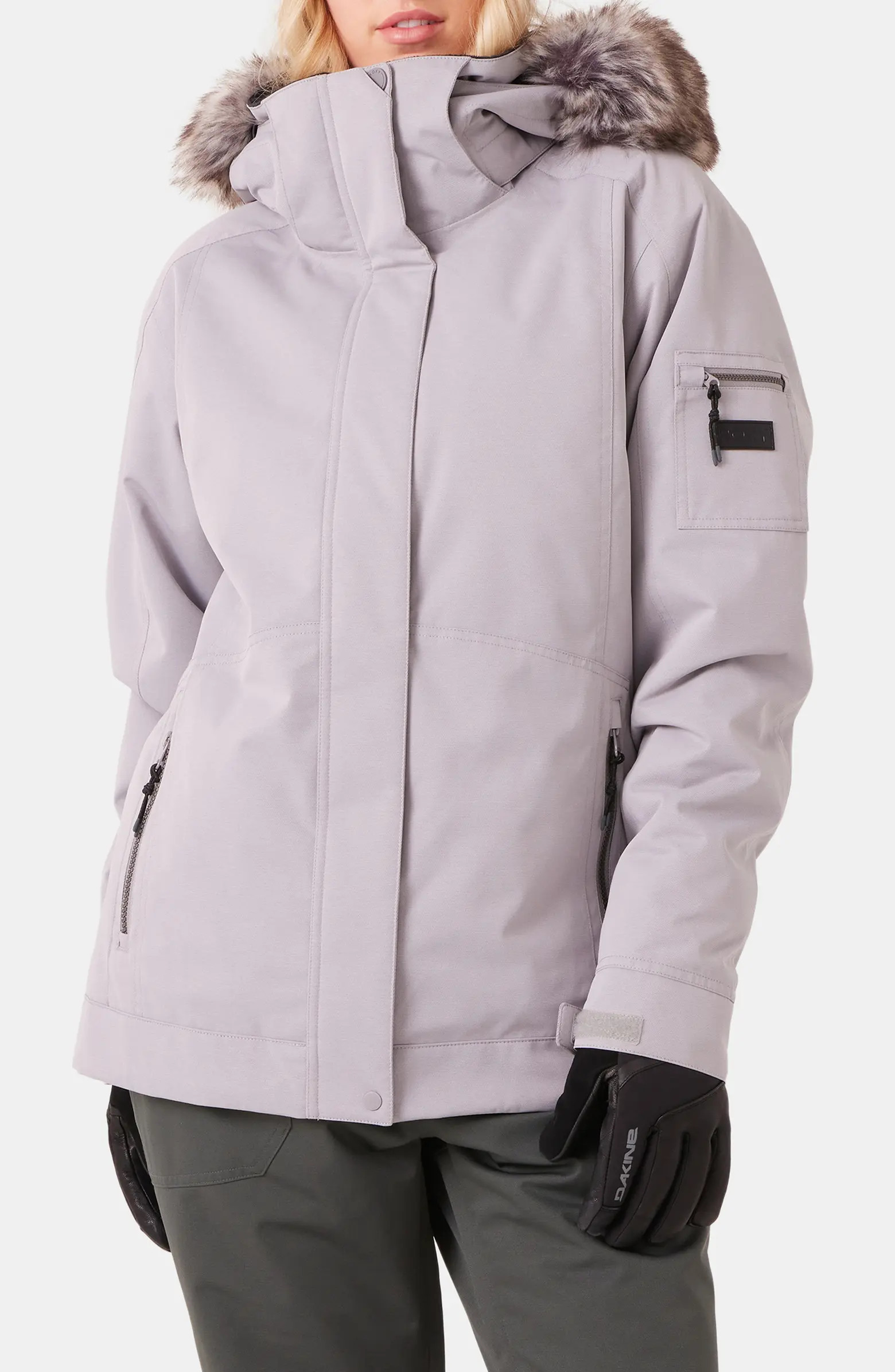 Meade Hooded Snow Jacket with Faux Fur Trim | Nordstrom