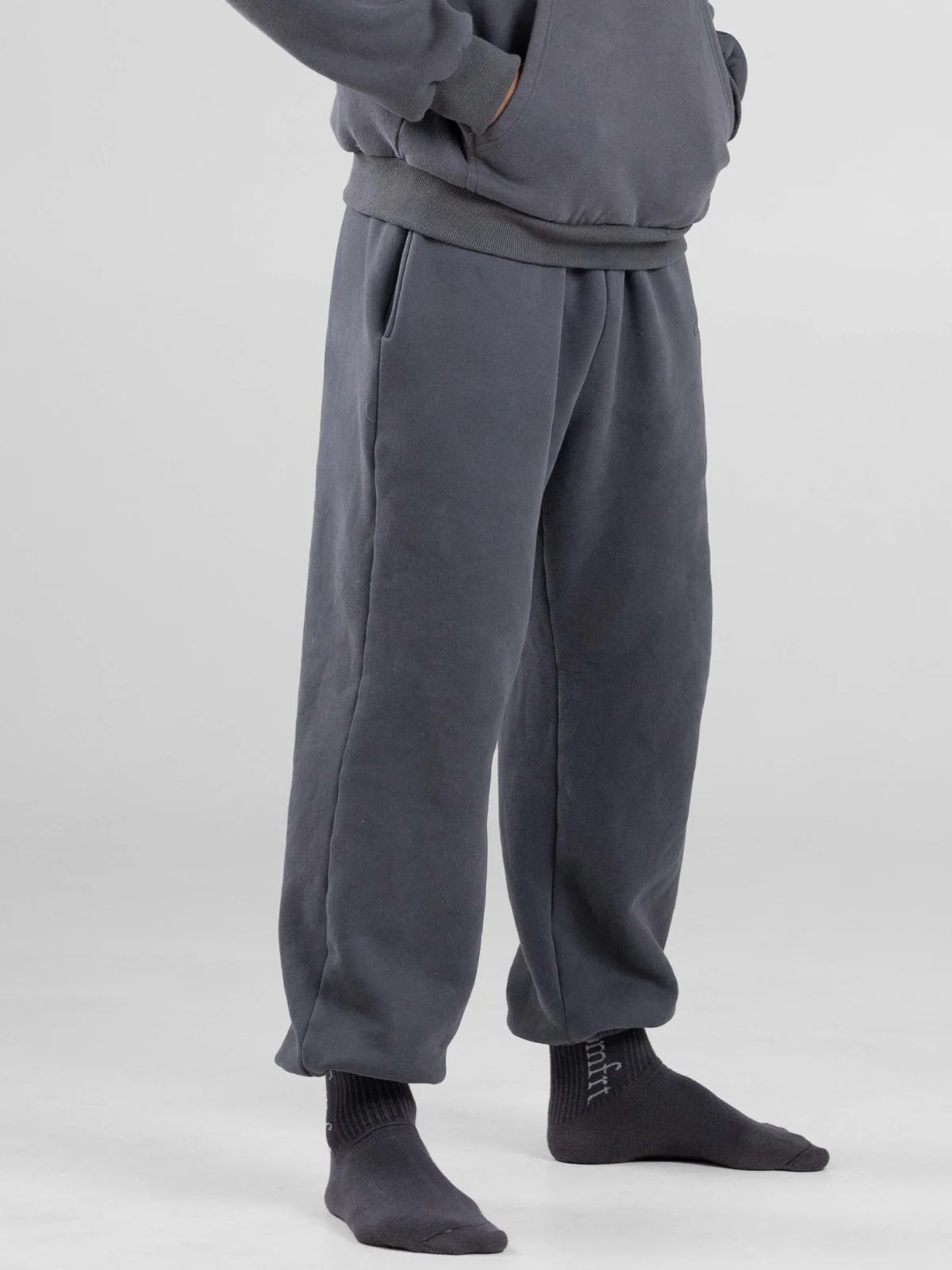 Comfrt Signature Sweatpants | Steel Grey | Oversized | XS | Comfrt
