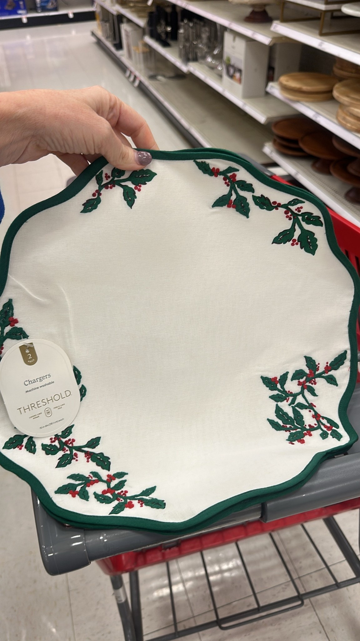 Holiday placemat 
Holiday tablescape
Christmas table 

#LTKHome #LTKFindsUnder50 #LTKHoliday