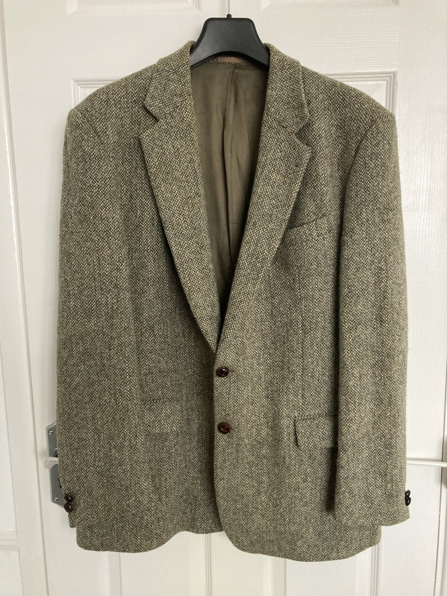 Harris Barley Tweed Sports Jacket Mens 48R | eBay UK