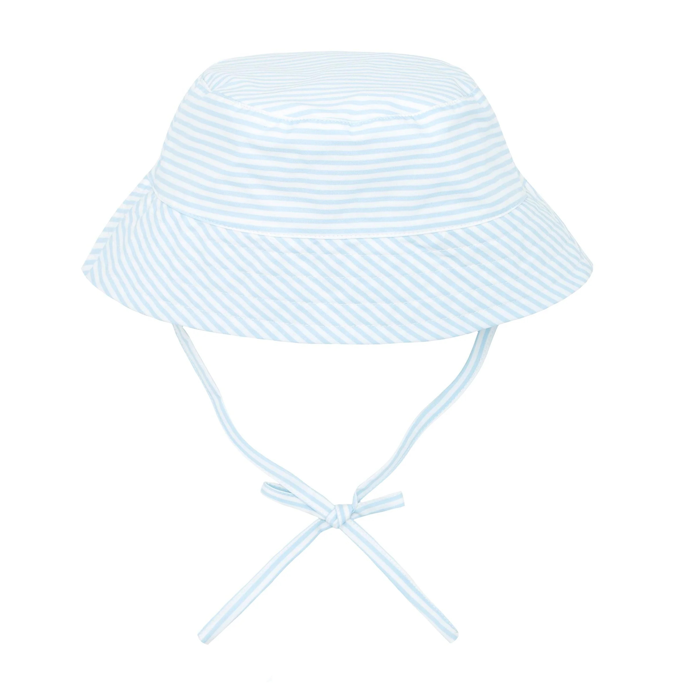 baby powder blue stripe bucket hat | minnow