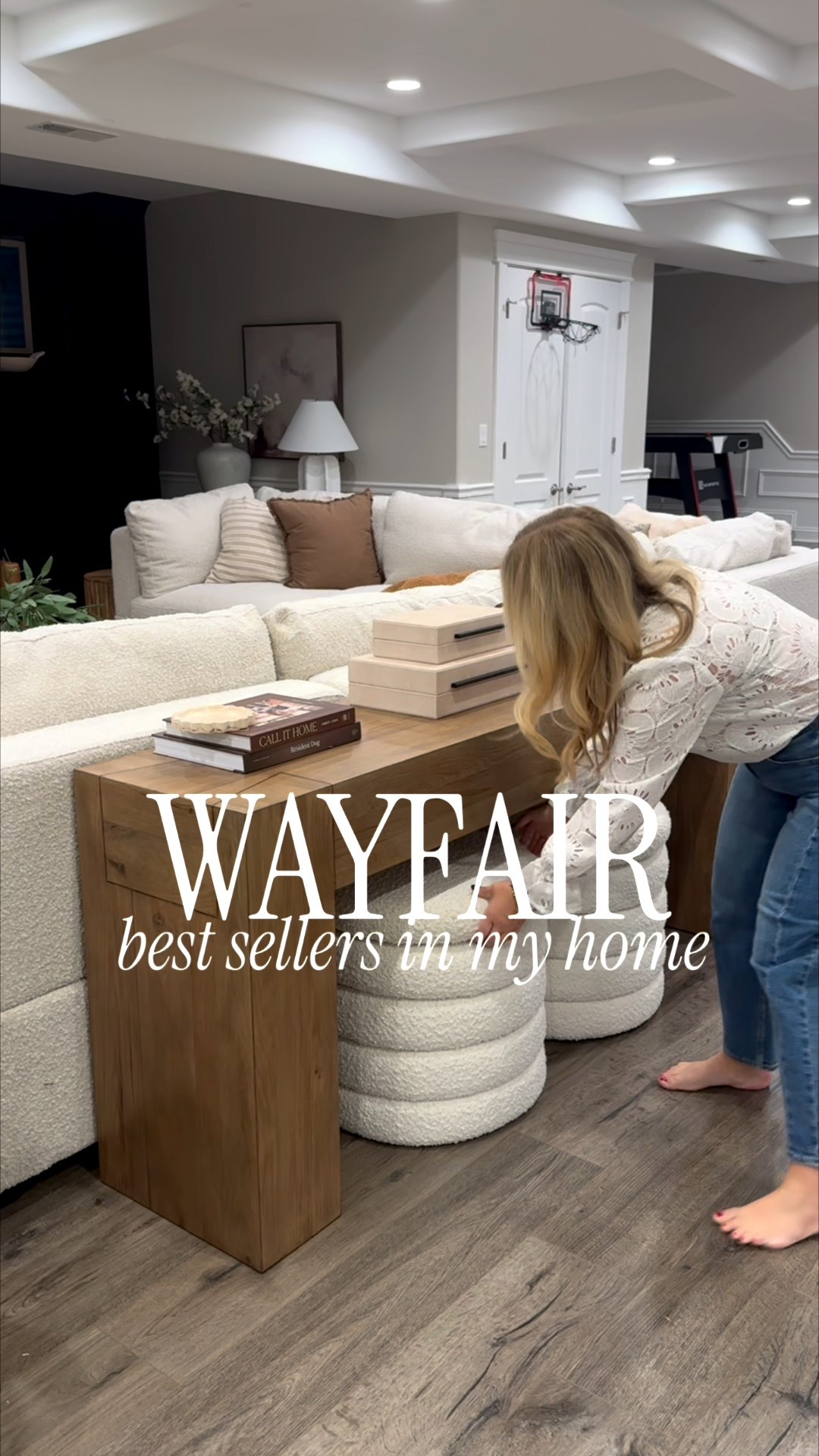 #ad Wayfair best sellers in my home! 

Wayfair has been my go to for furnishing our home and I have found so many beautiful pieces like rugs, lightning, accent chairs, side tables & more! These are a few personal favorites and best sellers! @wayfair 

#wayfair #wayfairpartner #wayfairhome #basement #livingroom #bedroom #rugs #arearug #consoletable #ottoman #sofa #entryway #storageottoman #home #homerefresh #interior Wayfair, bedroom, bedding, rug, neutral home, neutral rug, basement, living room, console table, entryway table, chair, sideboard, chandelier, dining room, chair, dining table, credenza, interiors, transitional design, home decor, 

#LTKHome #LTKSeasonal #LTKSaleAlert