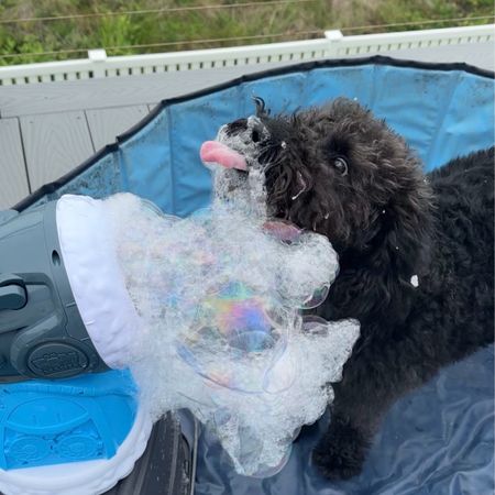 Summer calls for a bubble machine!!