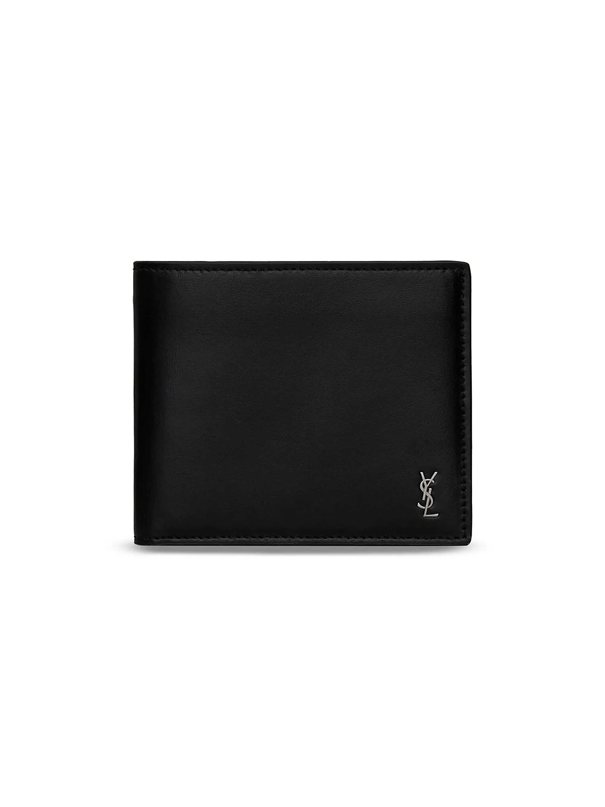 Tiny Cassandre East-West Wallet in Matte Leather | Saks Fifth Avenue