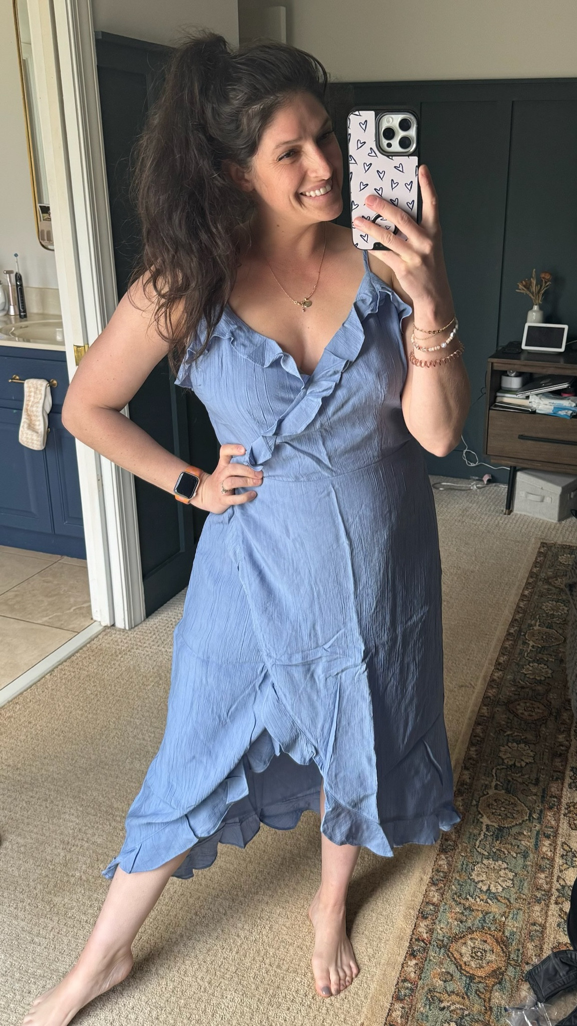 abercrombie wrap midi dress NEW Abercrombie & Fitch Satin Draped Wrap Midi Dress